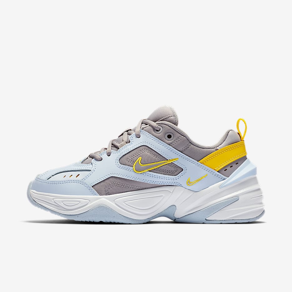 Nike M2K Tekno Women's Shoes - Half Blue/Chrome Yellow/Summit White/Atmosphere Grey