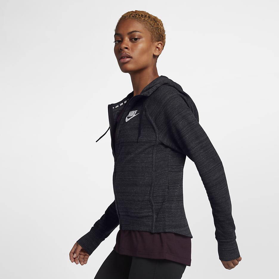 Nike Sportswear Advance 15 Women's Knit Jacket - Black/White