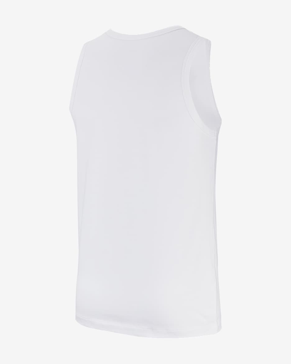 Nike Sportswear Club Men's Tank Top - White/Black