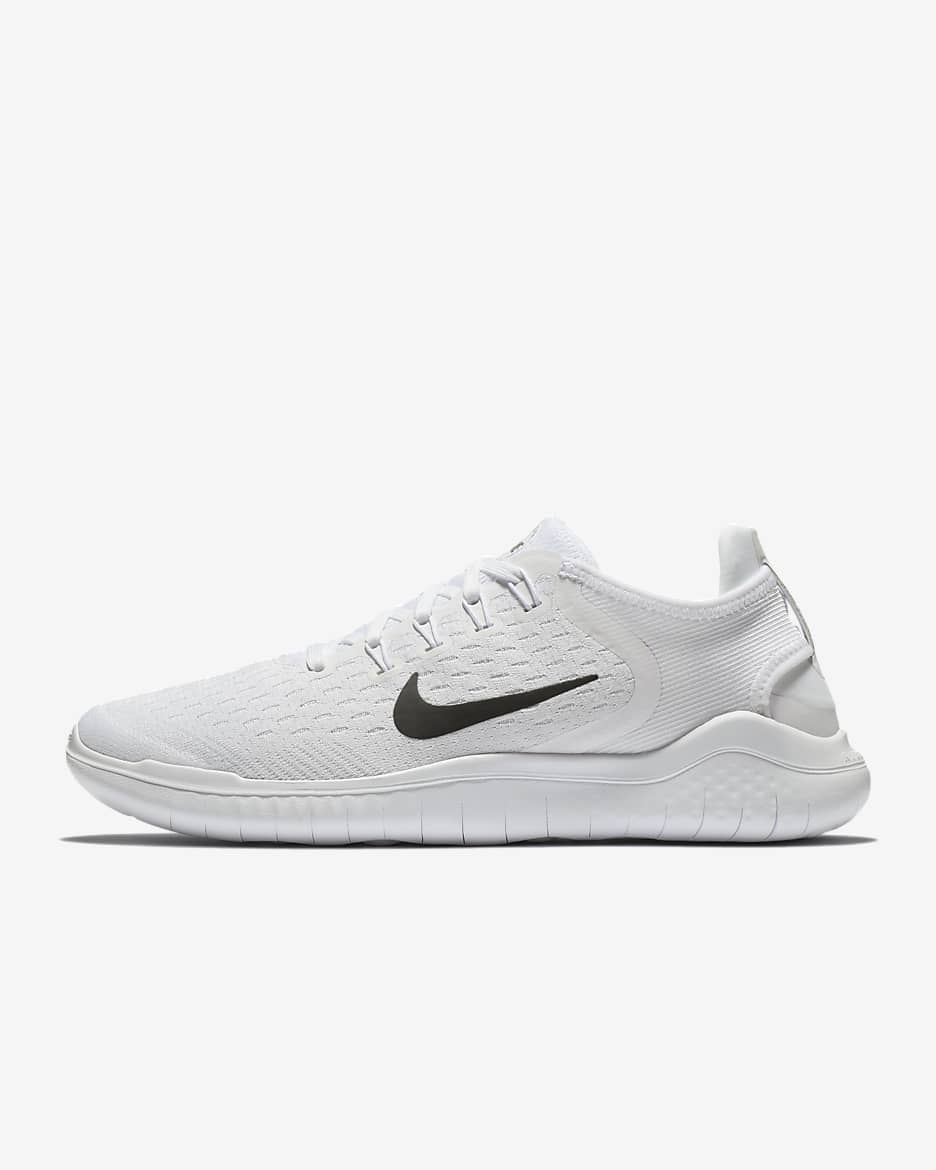 Nike Free RN 2018 Women's Running Shoes - White/Black
