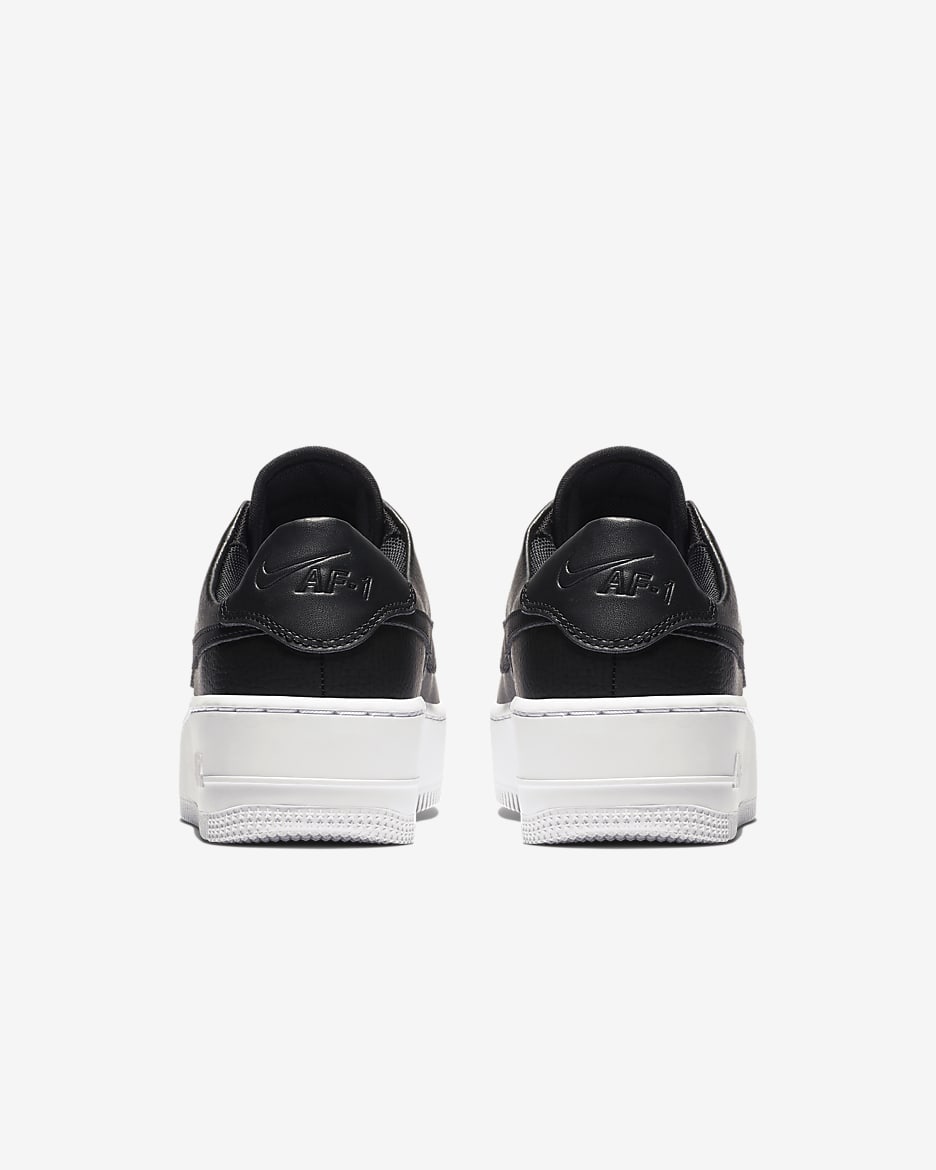 Nike Air Force 1 Sage Low Women's Shoe - Black/White/Black