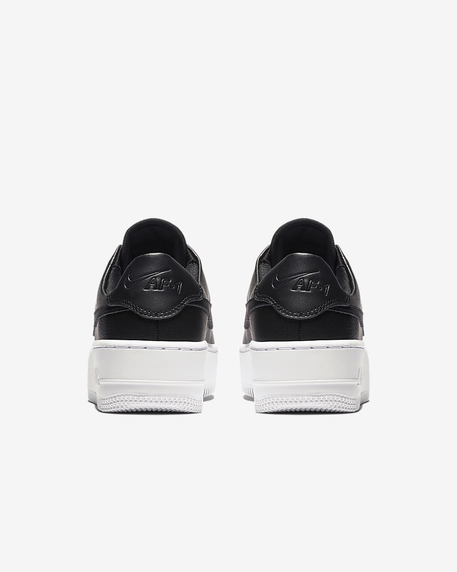 Chaussure Nike Air Force 1 Sage Low pour Femme - Noir/Blanc/Noir