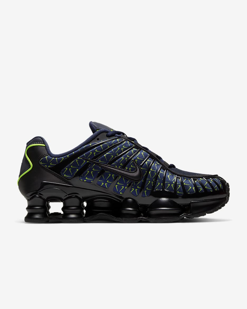 Nike Shox TL Men's Shoes - Obsidian/Volt/Black