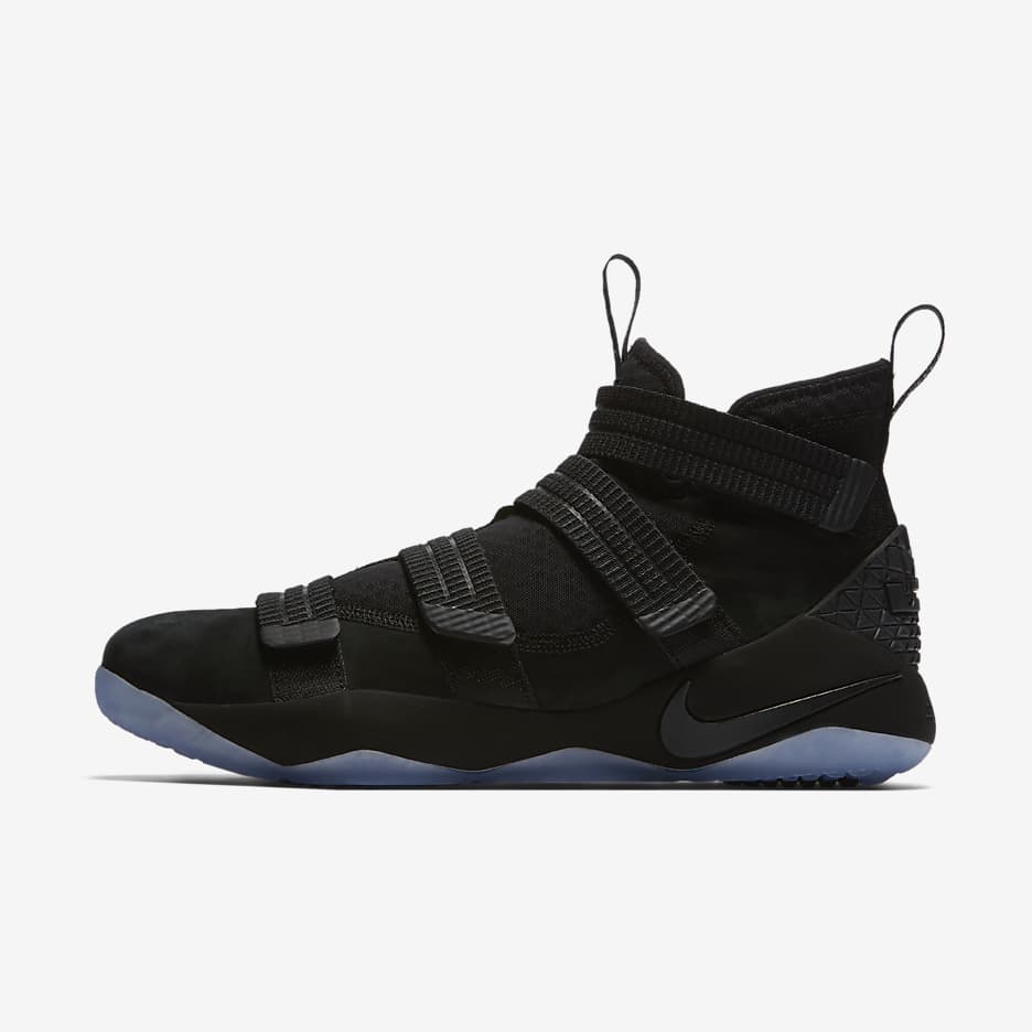 LeBron Soldier XI SFG Basketball Shoe - Black/Black