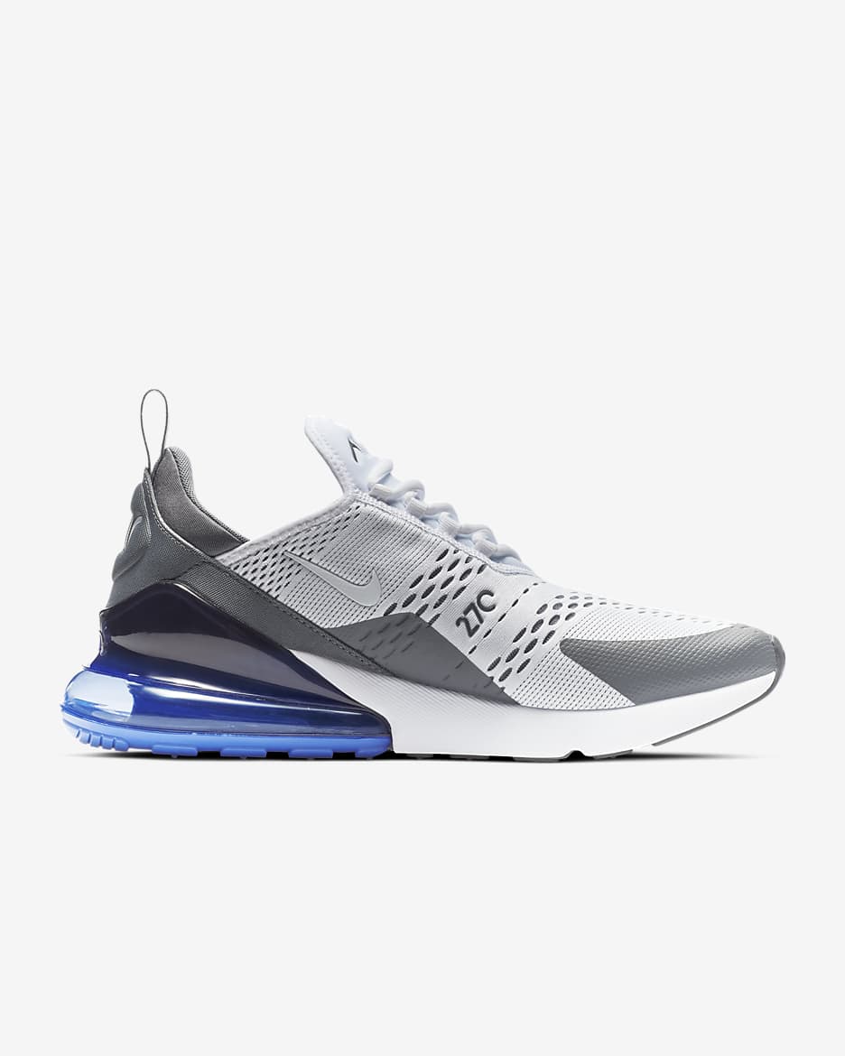 รองเท้าผู้ชาย Nike Air Max 270 - ขาว/Persian Violet/Dark Grey/ขาว