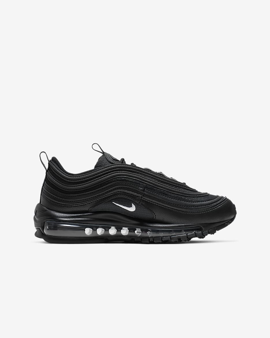 Sapatilhas Nike Air Max 97 Júnior - Preto/Anthracite/Branco