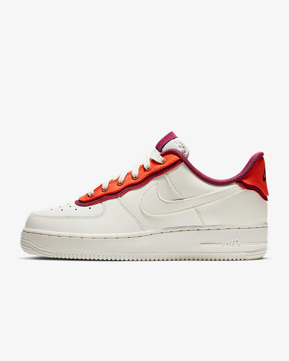 Nike Air Force 1 '07 SE damesko - Sail/Team Orange/True Berry/Sail