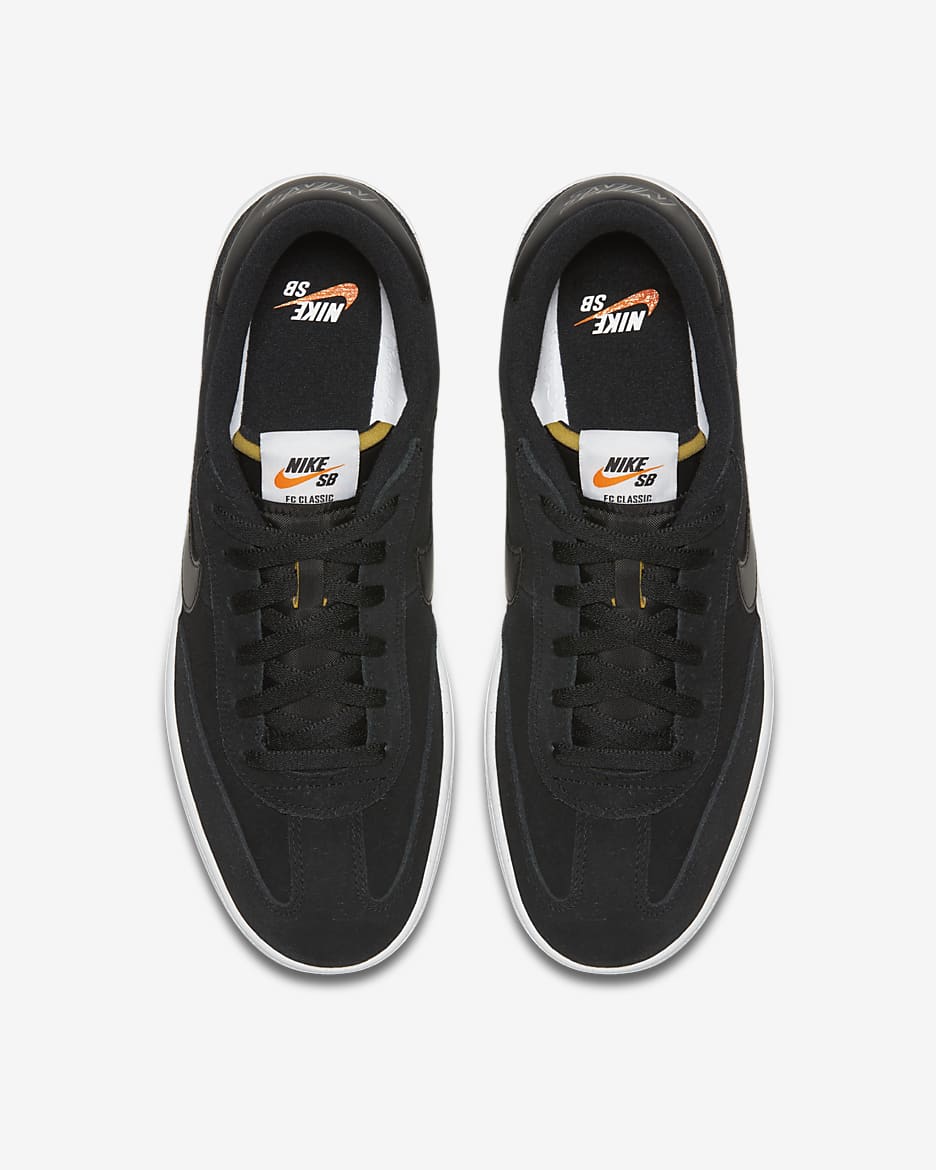 Chaussure de skate Nike SB FC Classic - Noir/Blanc/Vivid Orange/Noir