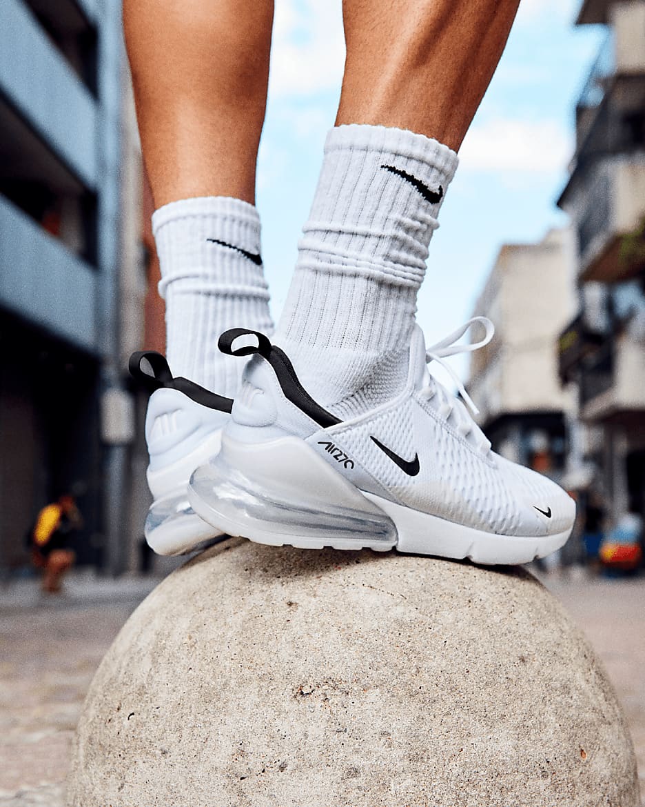 Sapatilhas Nike Air Max 270 para homem - Branco/Branco/Preto
