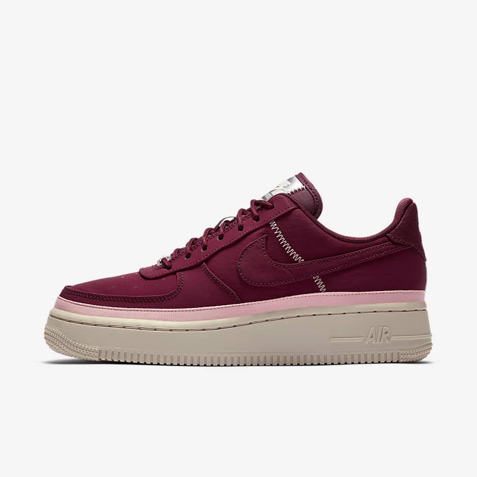 Nike Air Force 1 '07 SE damesko - Night Maroon/Coral Stardust/Desert Sand/Night Maroon