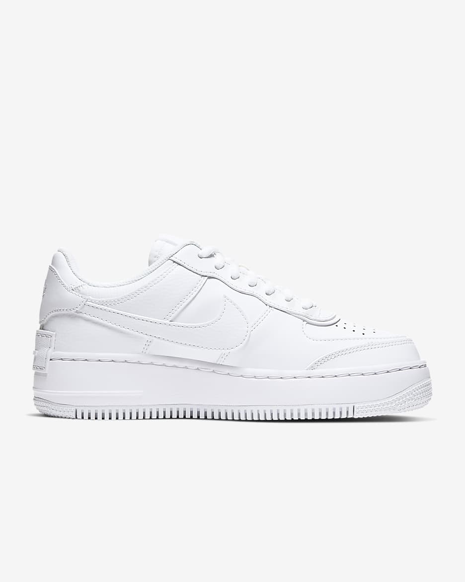 Nike Air Force 1 Shadow-sko til kvinder - hvid/hvid/hvid