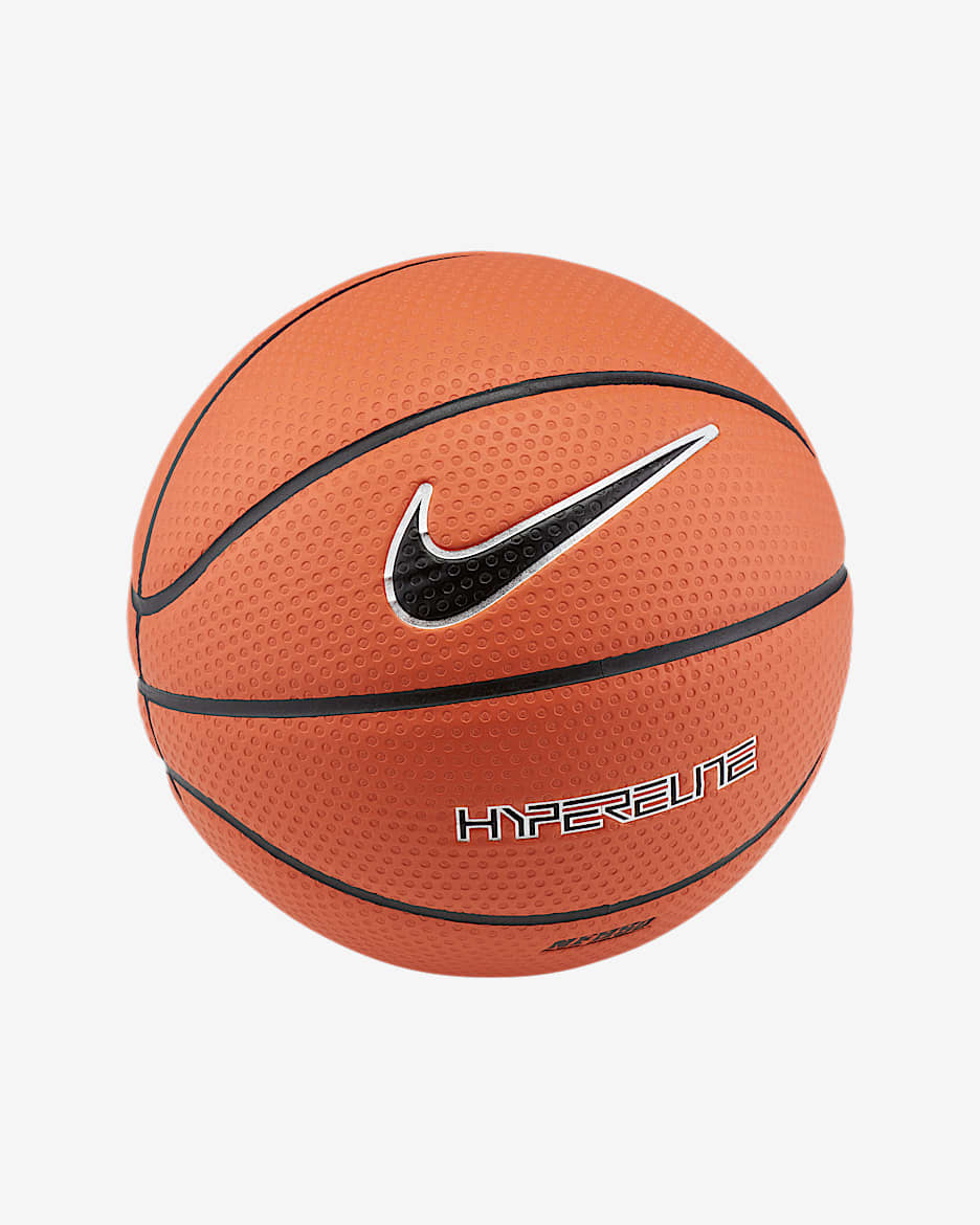 Nike Hyper Elite 8P Basketball (Size 6 and 7) - Amber/Black/Black