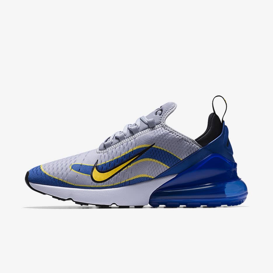 Nike Air Max 270 By You Custom Men's Shoe - Multi-Color/Multi-Color
