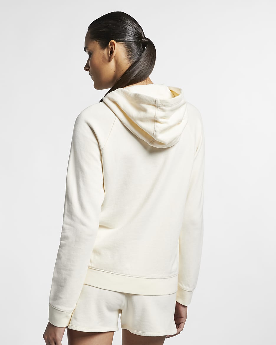 Nike Sportswear Women's Pullover Hoodie - Pale Ivory/Summit White/Black