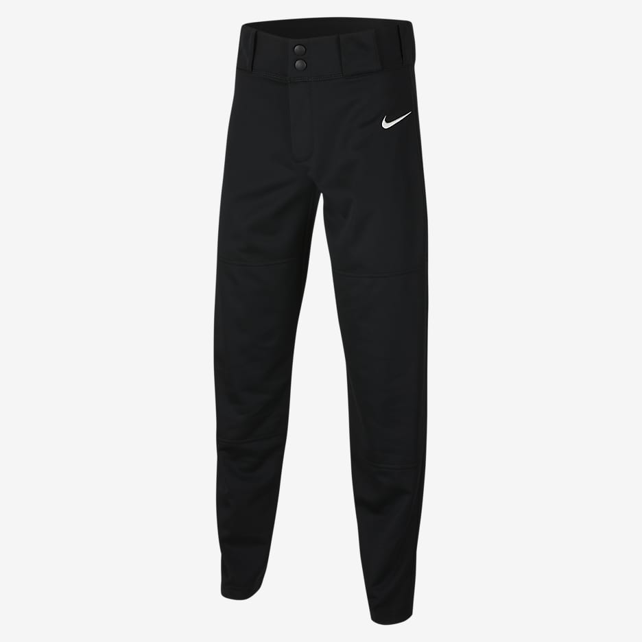 Pantalones de béisbol para niños talla grande Nike Core - Negro/Blanco
