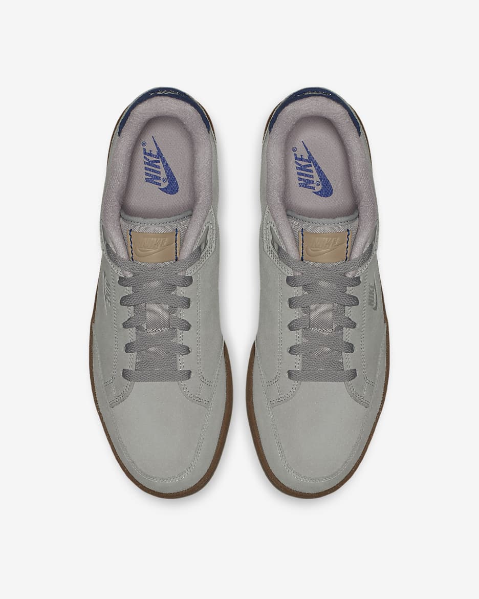 Nike Grandstand 2 Men's Shoes - Atmosphere Grey/Gum Medium Brown/Vachetta Tan/Deep Royal Blue