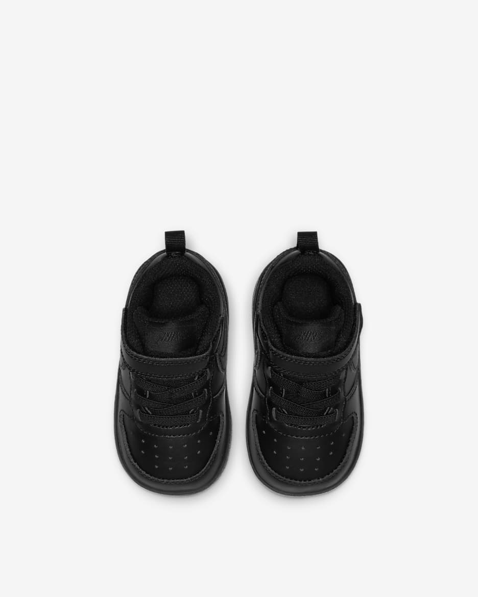 Nike Court Borough Low 2 Baby/Toddler Shoes - Black/Black/Black