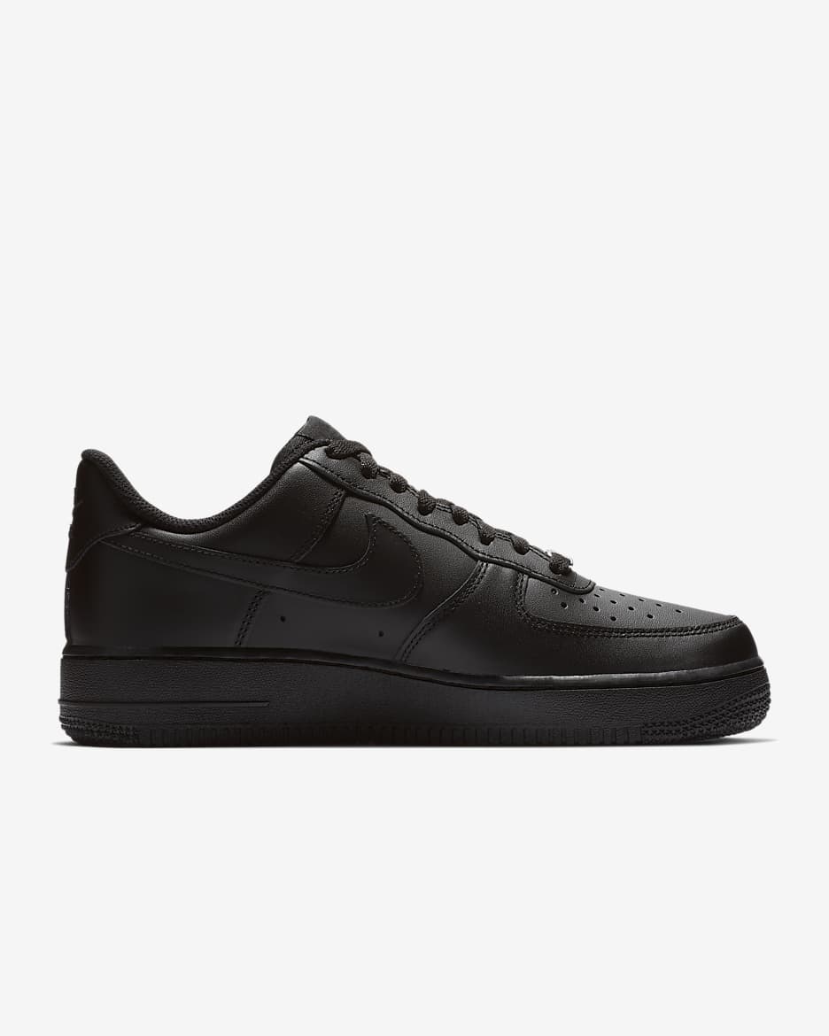 Nike Air Force 1 ‘07 damesko - Svart/Svart