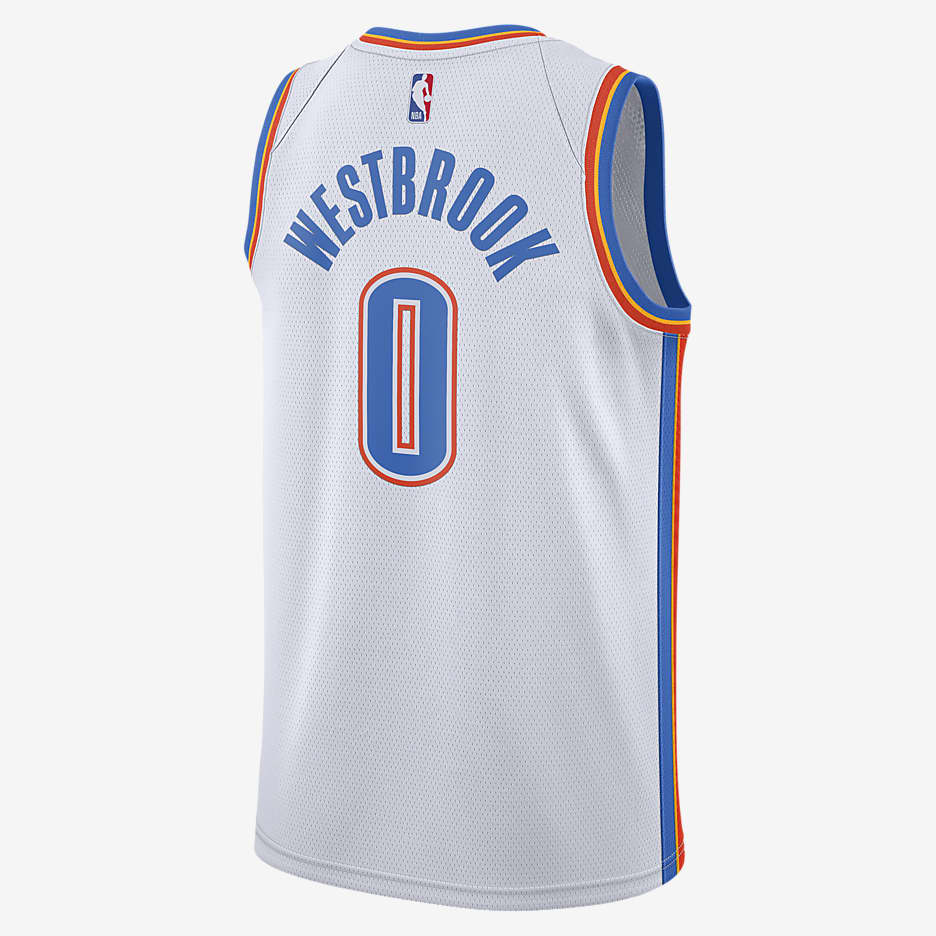 Russell Westbrook Thunder Association Edition Nike NBA Swingman Jersey