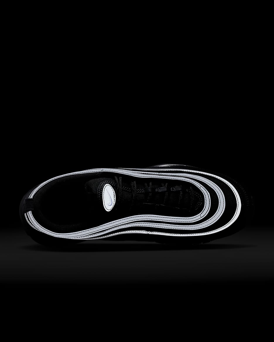 Nike Air Max 97 男鞋 - 黑色/Anthracite/白色