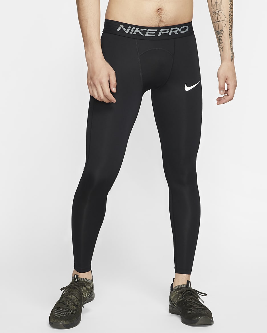 Nike Pro Men's Tights - Black/White