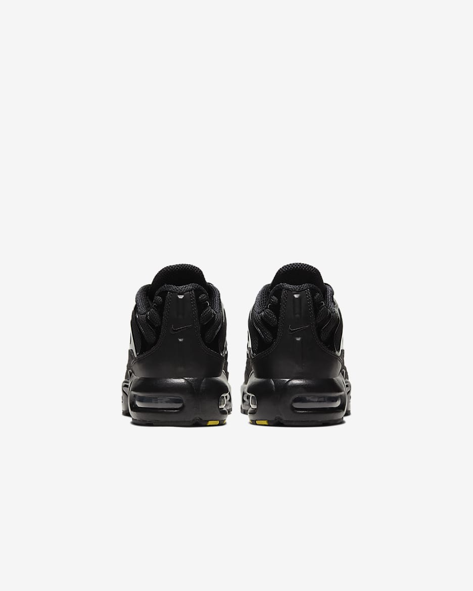 Nike Air Max Plus Schuh für jüngere Kinder - Schwarz/Schwarz/Schwarz