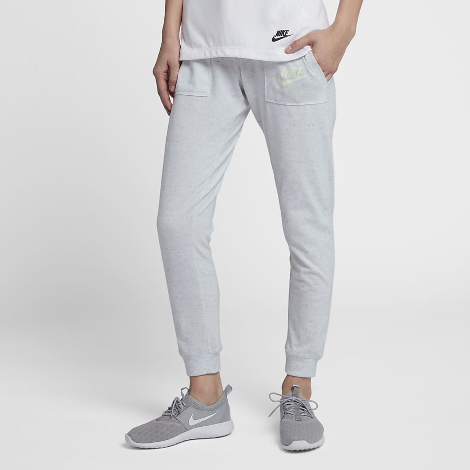 Pantaloni Nike Sportswear Gym Vintage - Donna - Birch Heather/Sail