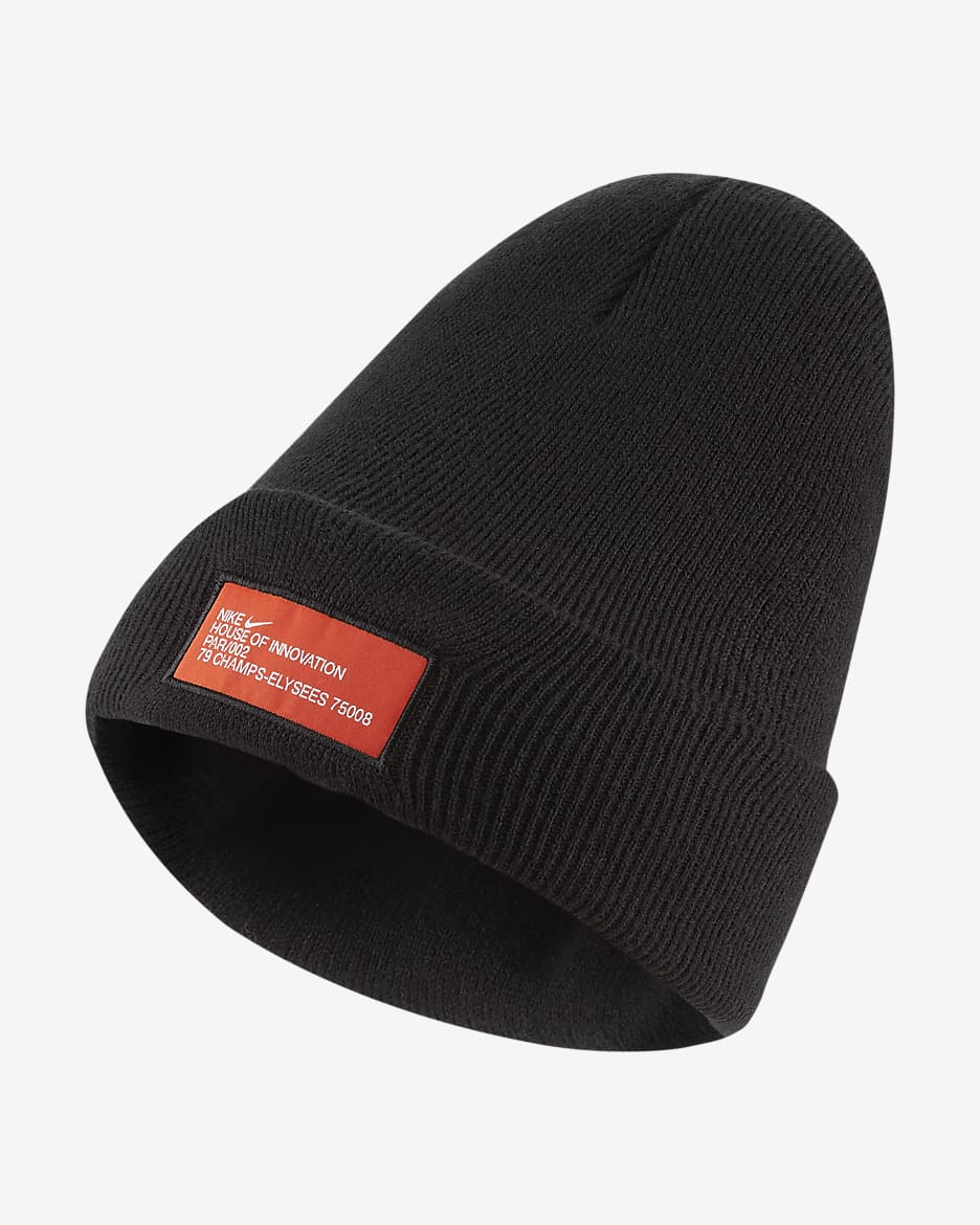 Nike Sportswear Beanie mit Bündchen - Schwarz