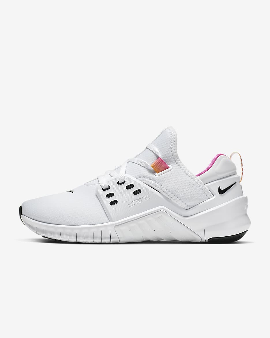 Nike Free X Metcon 2 Zapatillas de entrenamiento - Mujer - Blanco/Laser Fuchsia/Negro