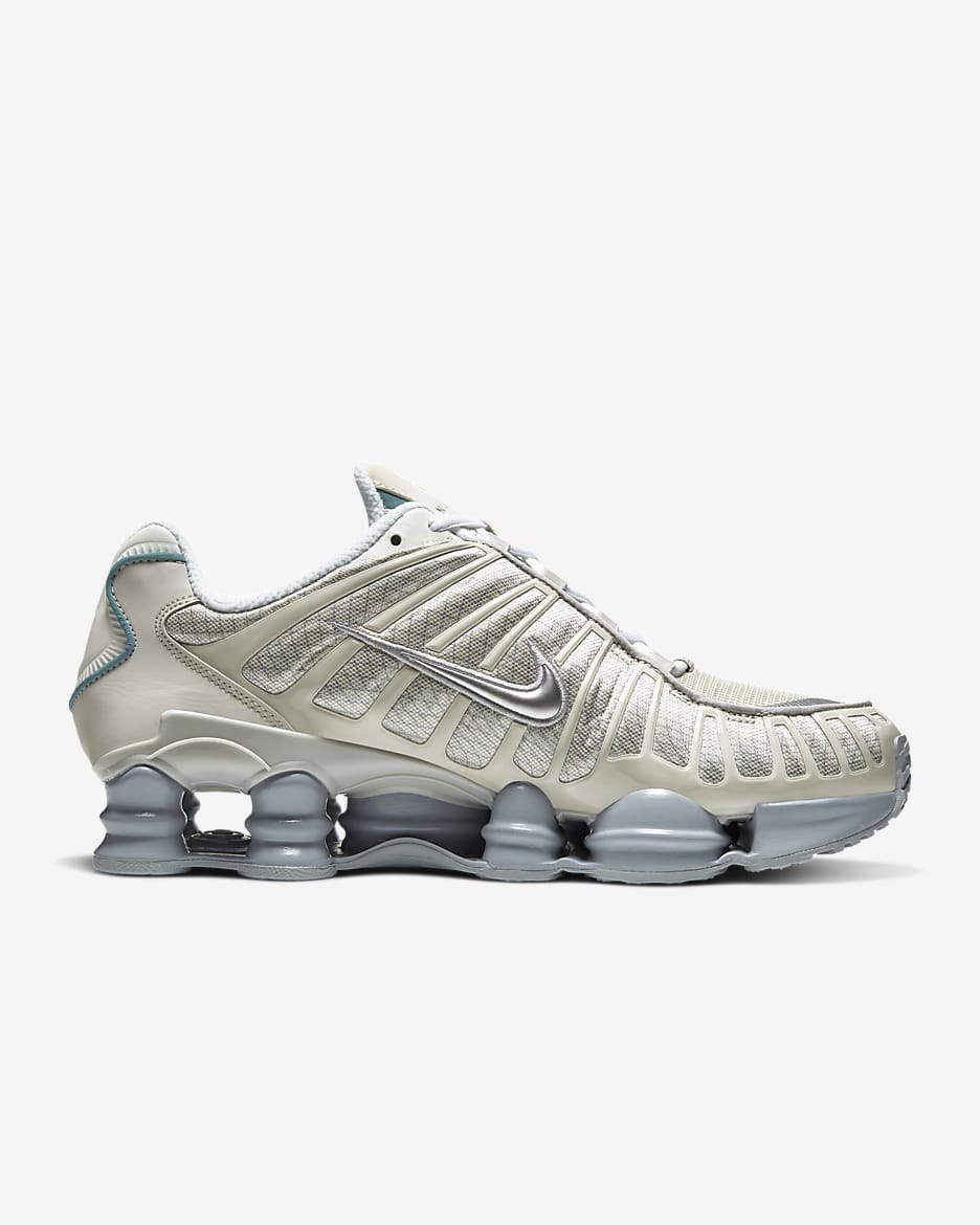 Nike Shox TL Men's Shoes - Light Bone/Cool Grey/Sail/Metallic Silver