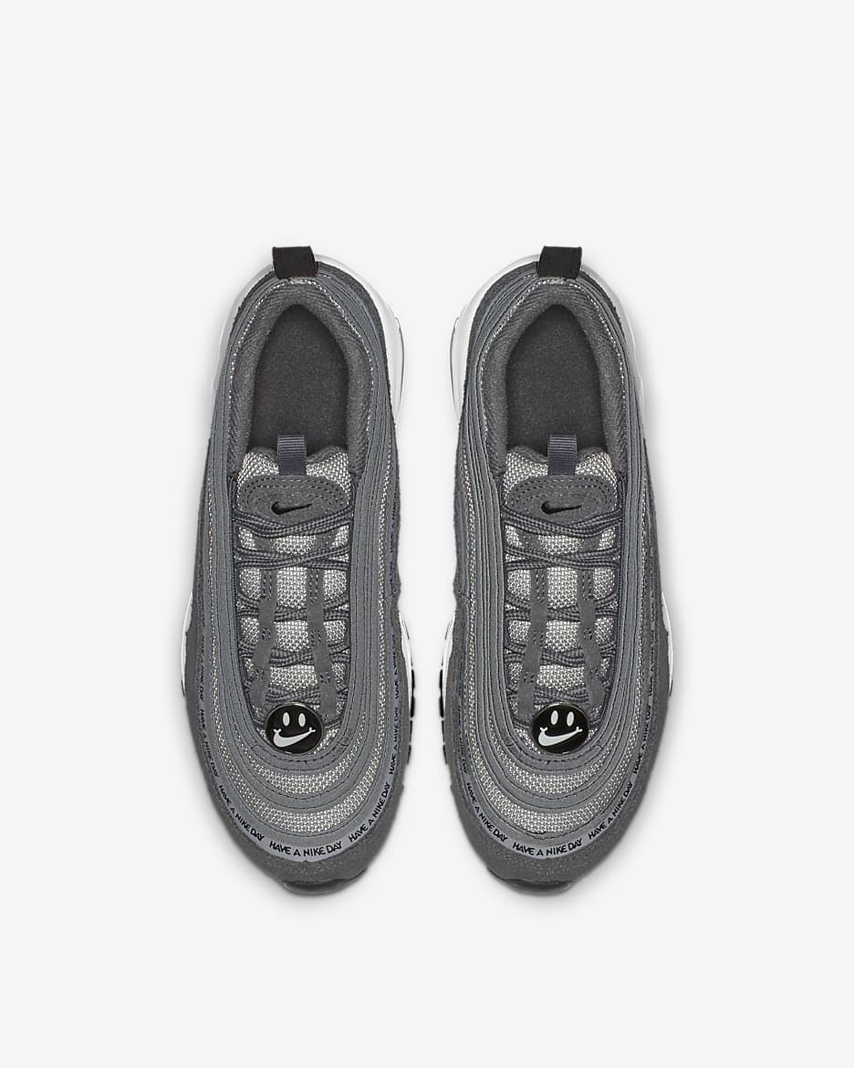 Nike Air Max 97 SE sko til store barn - Dark Grey/Wolf Grey/Hvit/Svart