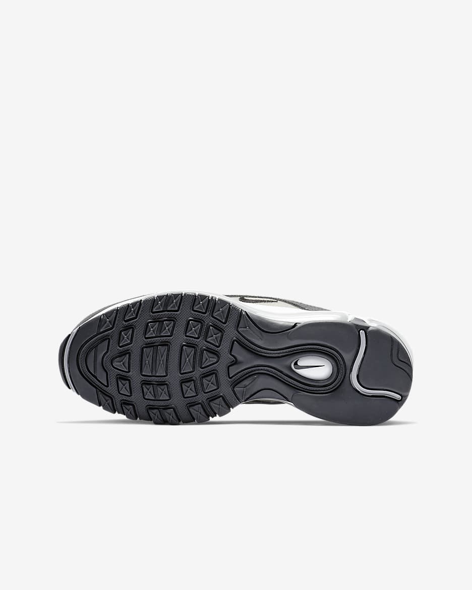 Nike Air Max 97 SE sko til store barn - Dark Grey/Wolf Grey/Hvit/Svart
