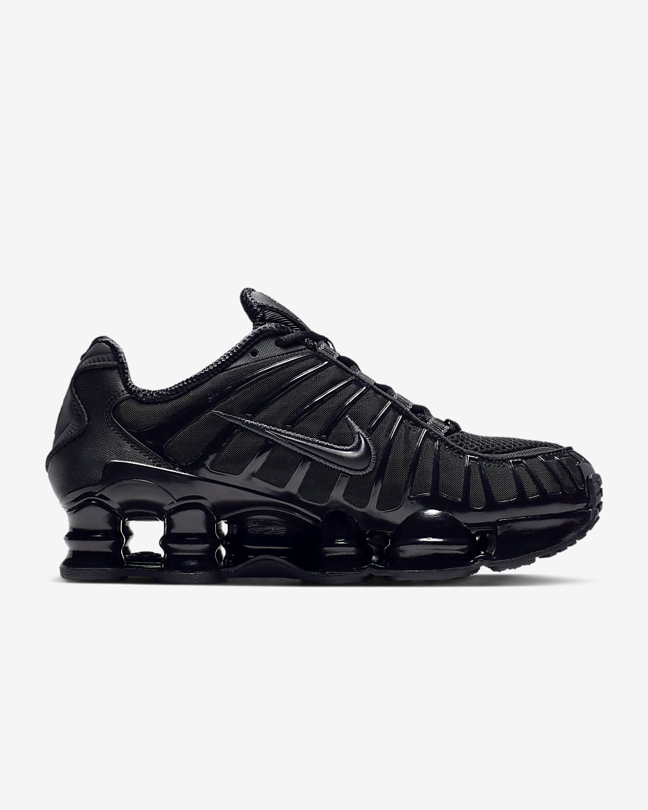 Nike Shox TL Shoes - Black/Metallic Hematite/Max Orange/Black