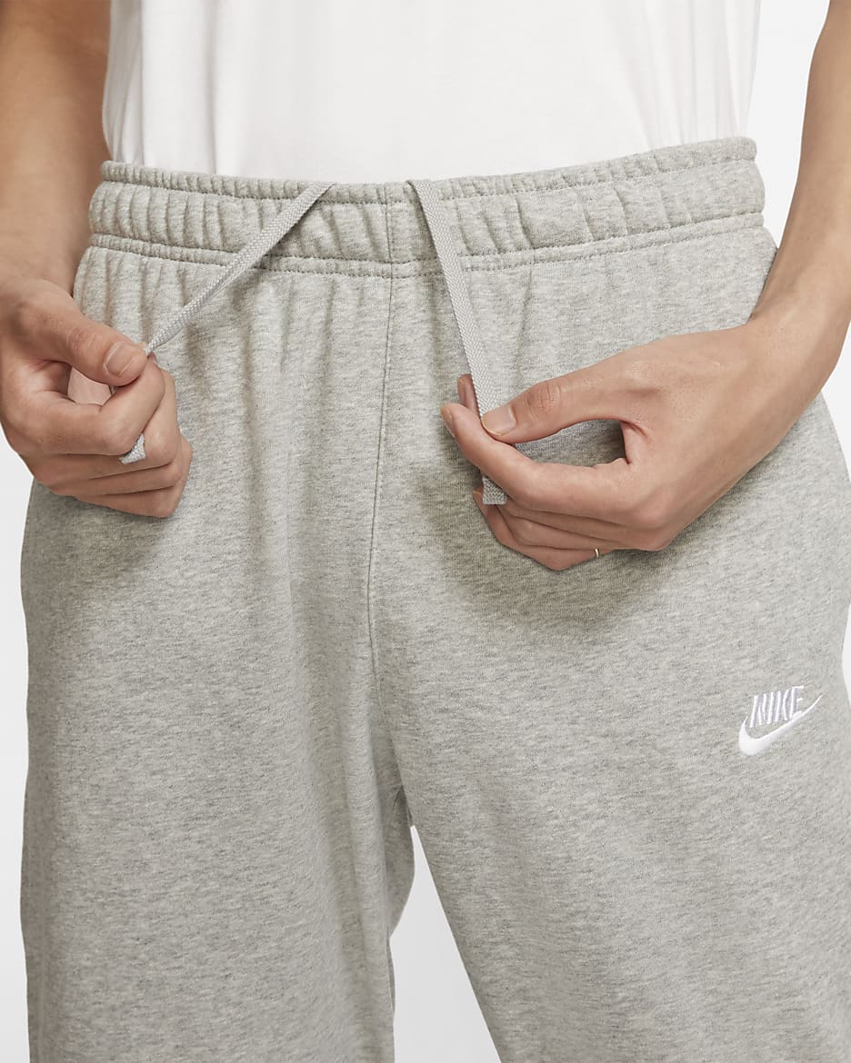 Nike Sportswear Club Men's Joggers - Dark Grey Heather/Matte Silver/White