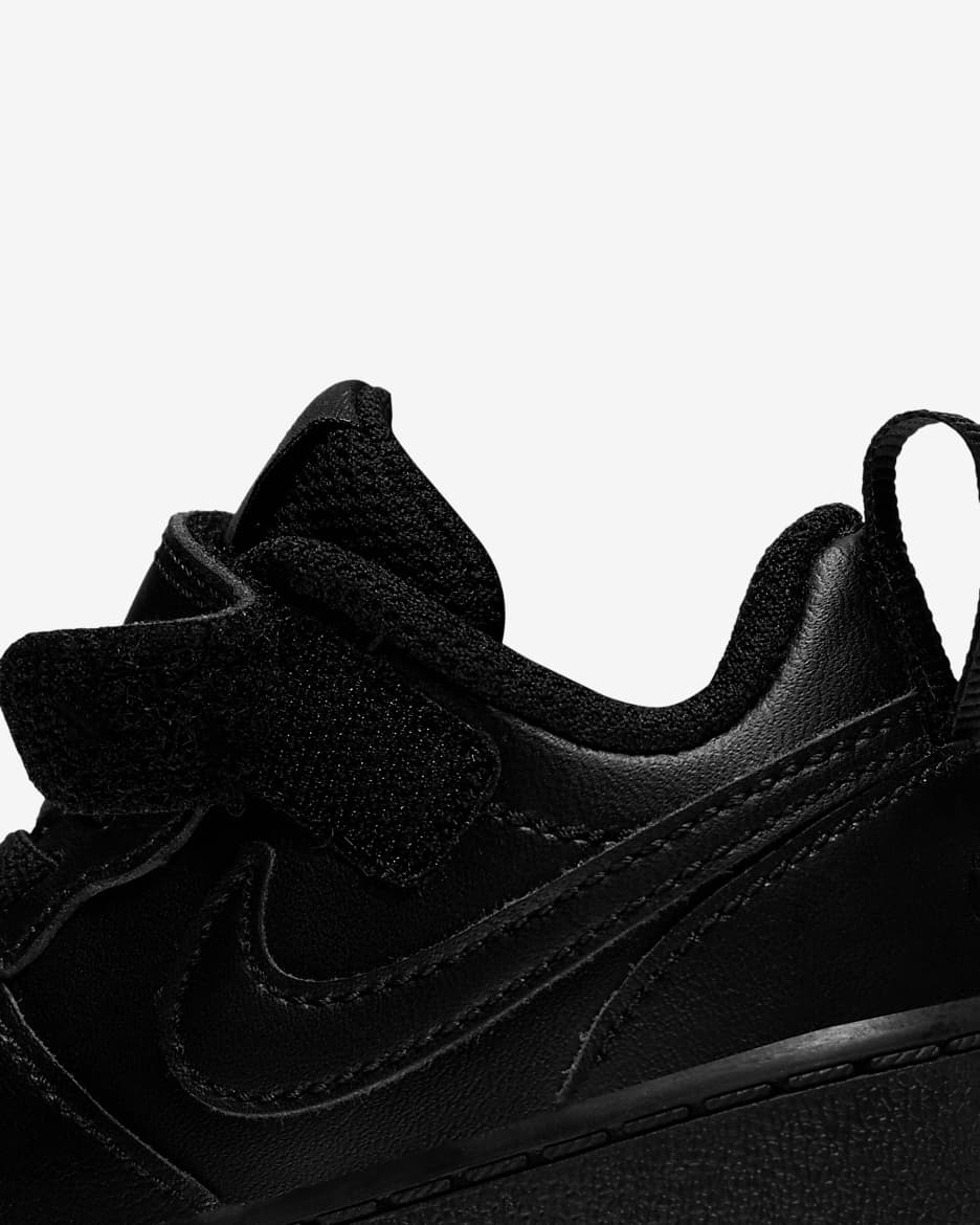 Nike Court Borough Low 2 Baby/Toddler Shoes - Black/Black/Black