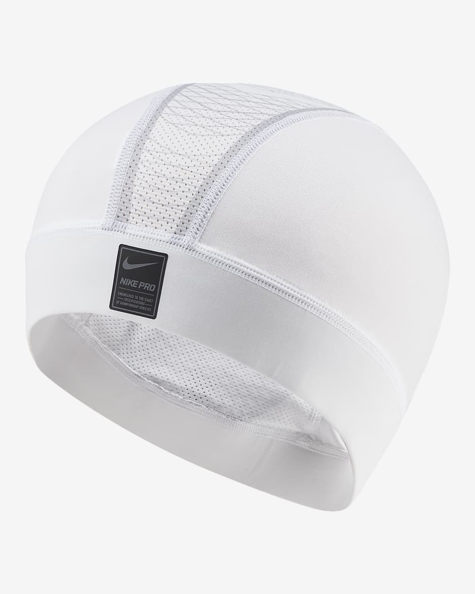 Nike Pro Hypercool Vapor 4.0 Skull Cap - White