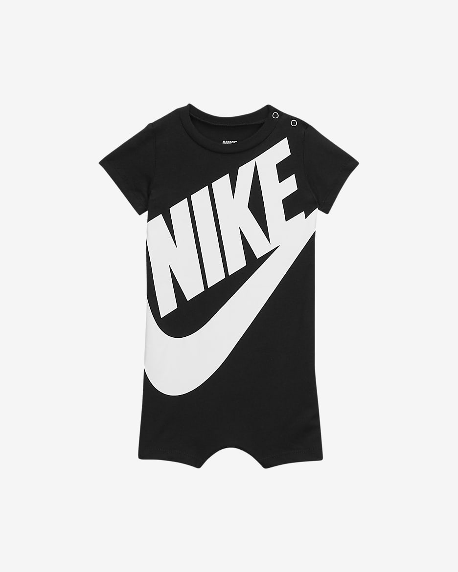 Enterito Futura para bebé Nike (0-9M) - Negro