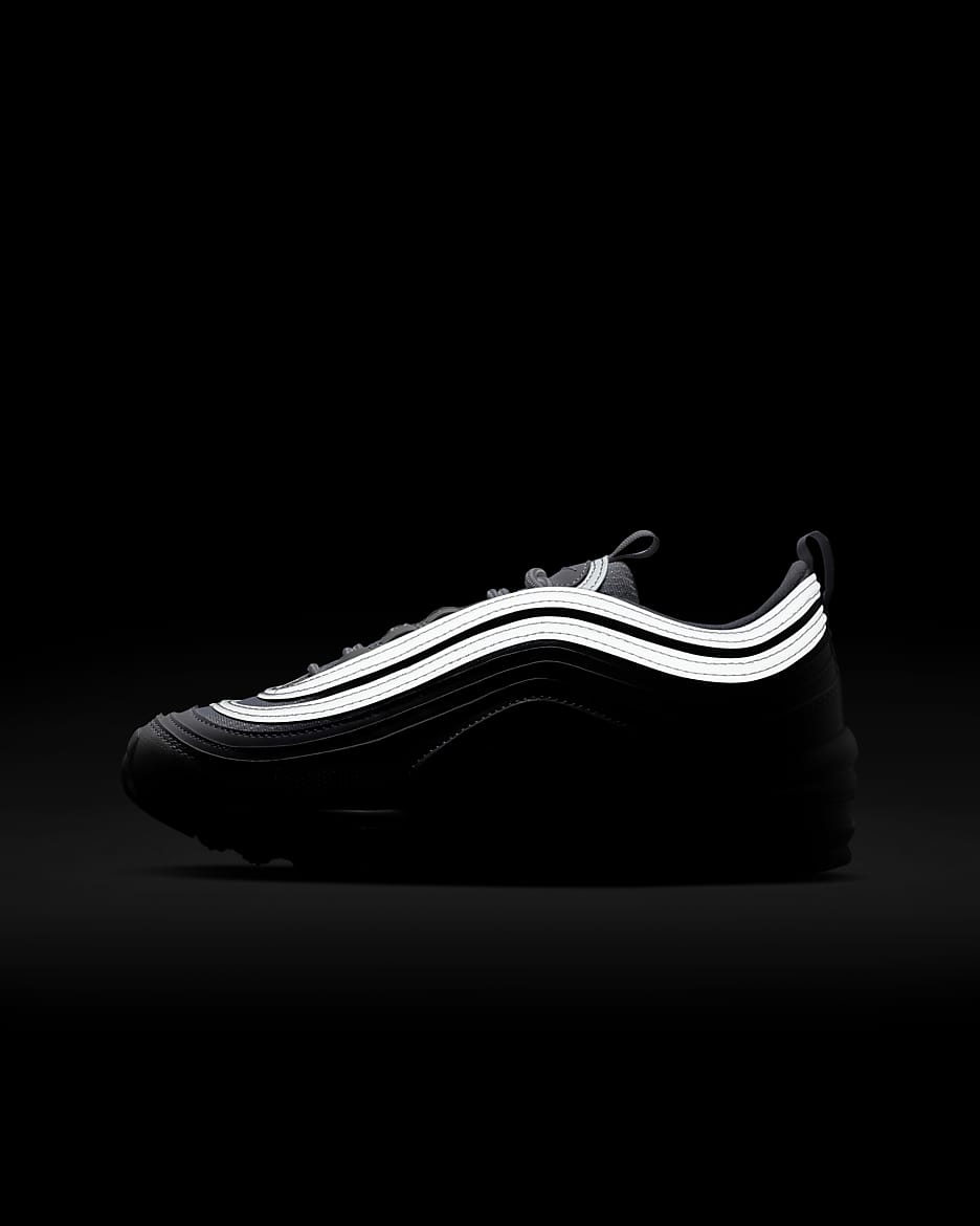 Chaussure Nike Air Max 97 pour ado - Blanc/Metallic Silver/Blanc