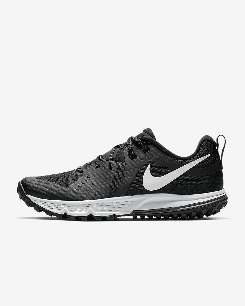 Chaussure de trail Nike Air Zoom Wildhorse 5 pour femme - Noir/Thunder Grey/Wolf Grey/Barely Grey