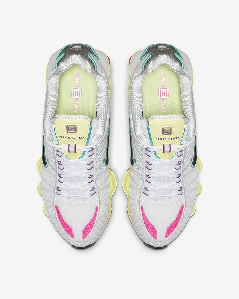 Scarpa Nike Shox TL - Bianco/Luminous Green/Bright Violet/Nero