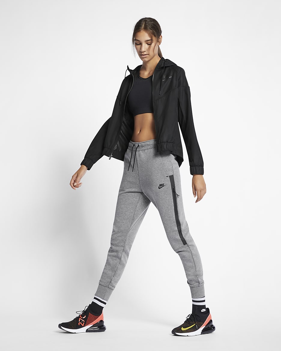 Coupe-vent tissé Nike Sportswear Windrunner pour Femme - Noir/Noir/Noir