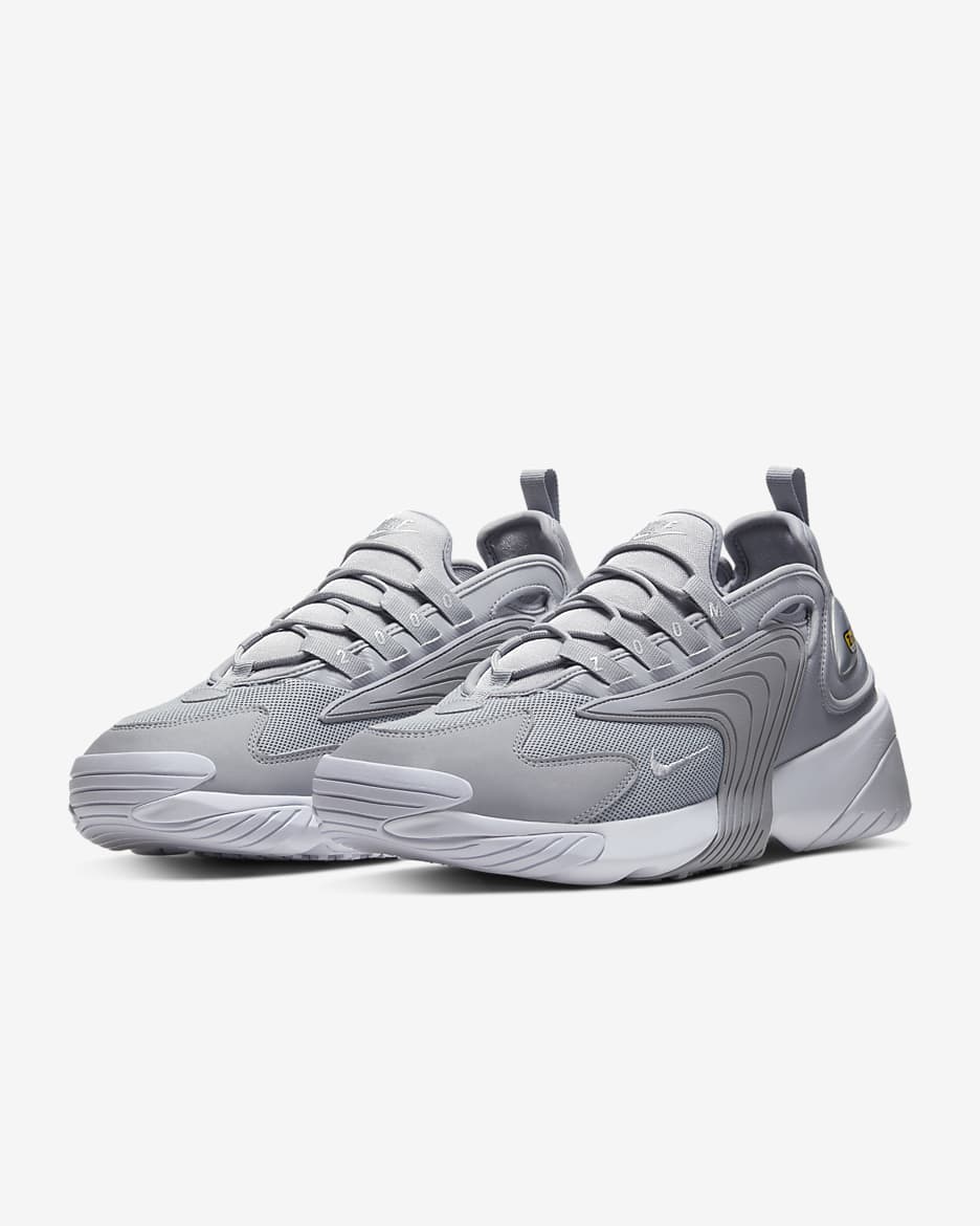 Buty męskie Nike Zoom 2K - Wolf Grey/Metallic Silver/Biel/Wolf Grey