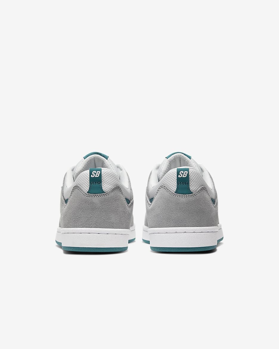 Nike SB Alleyoop Skate Shoes - Particle Grey/Photon Dust/White/Geode Teal