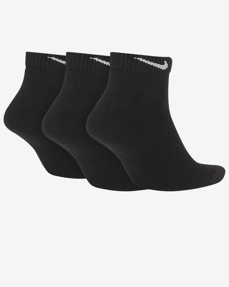 Nike Everyday Plus Cushioned Training Ankle Socks (3 Pairs)