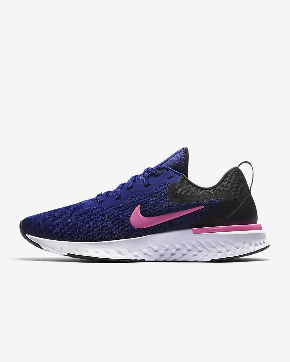 Nike Odyssey React Women's Running Shoe - Deep Royal Blue/Black/White/Pink Blast
