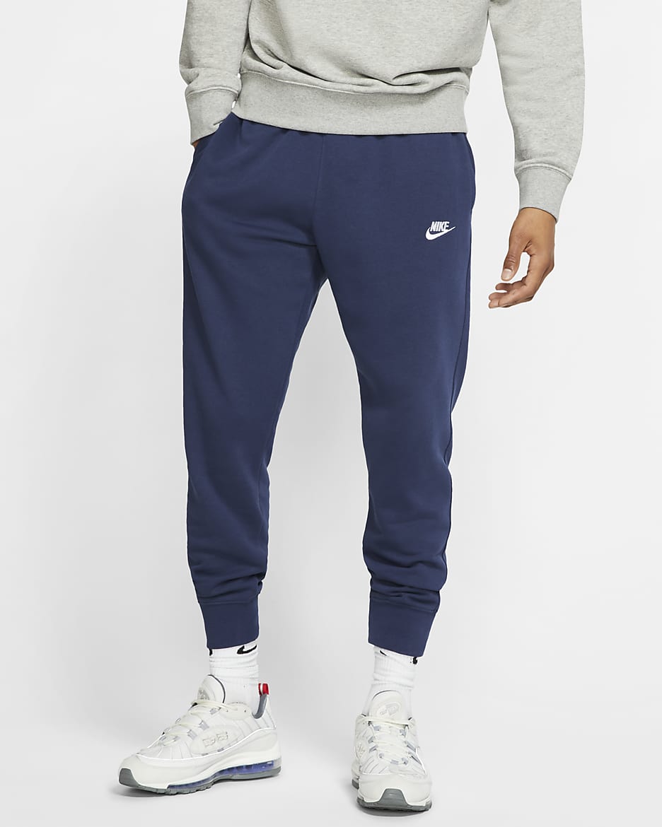 Nike Sportswear Club-joggers til mænd - Midnight Navy/Midnight Navy/hvid