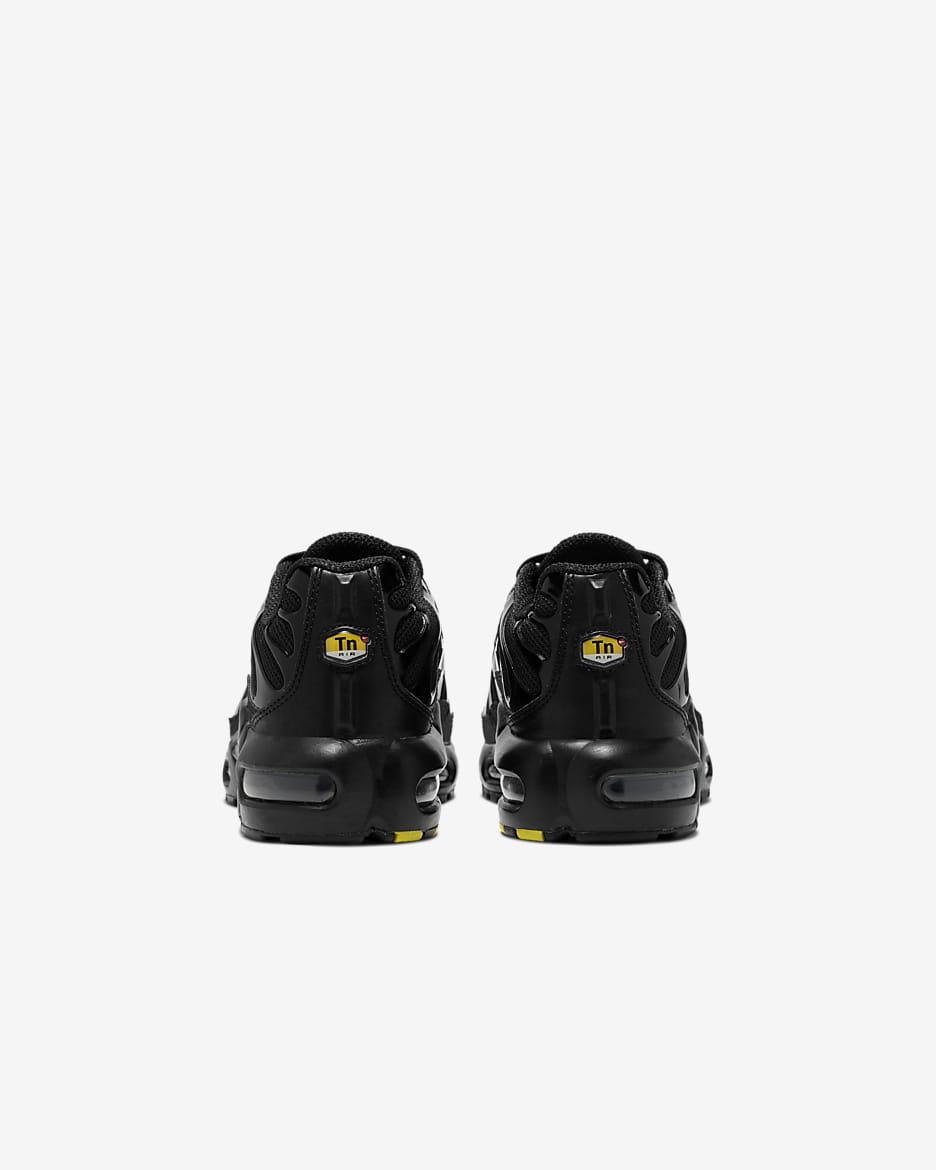 Nike Air Max Plus-sko til større børn - sort/sort/sort