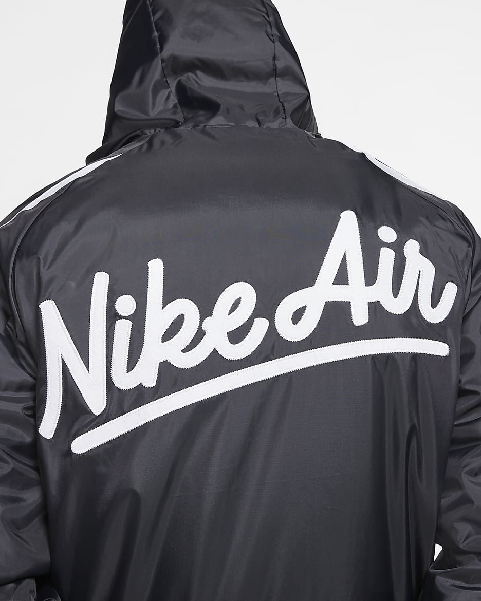 Veste tissée Nike Air pour Homme - Noir/Noir/Blanc