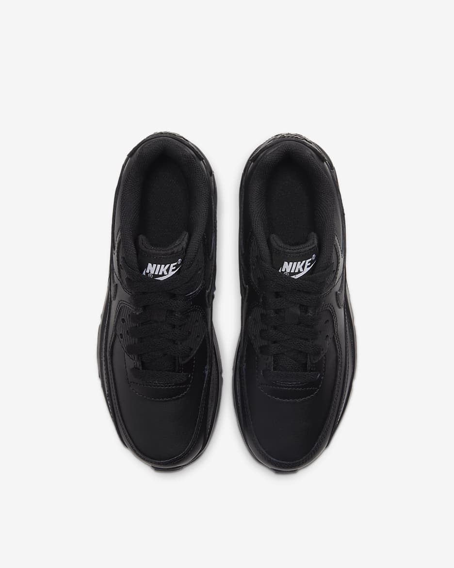 Sapatilhas Nike Air Max 90 LTR Júnior - Preto/Preto/Branco/Preto