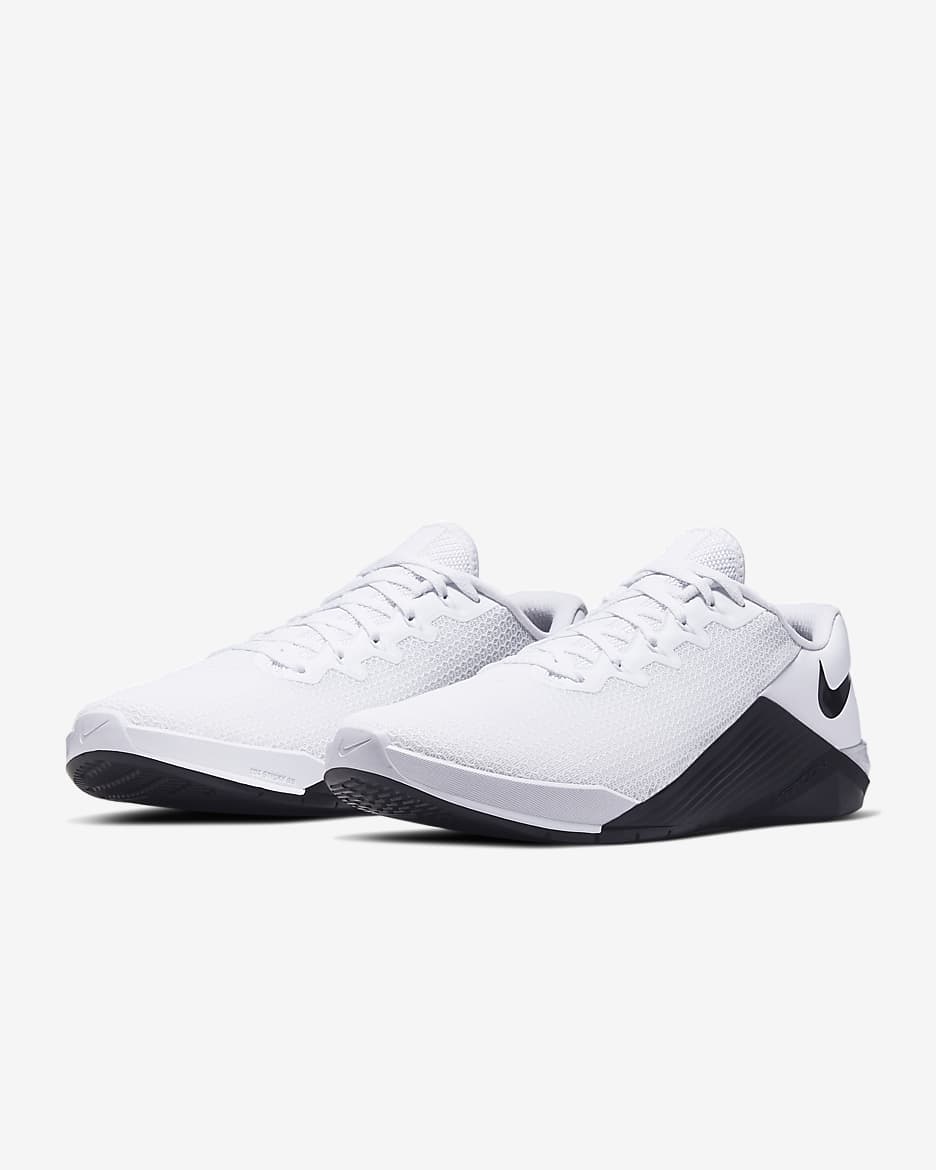 Nike Metcon 5 Men's Training Shoe - White/Black/Black